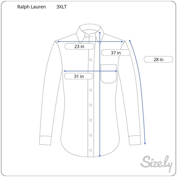 Ralph Lauren Maroon/Wine Button Down Men's Shirt 3XLT - Picture 6 of 6